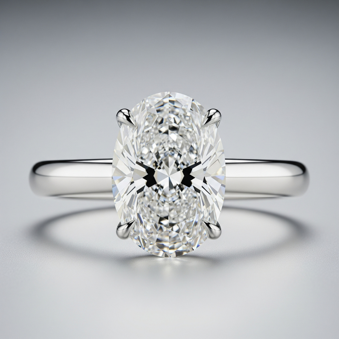 Oval shape Diamond Ring